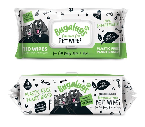 Bugalugs dog wipes plastic - bugalugs,