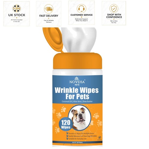 Bulldog wrinkle cleaning - wrinkle, wipes